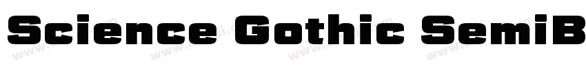 Science Gothic SemiB字体转换 Science Gothic SemiB字体转换